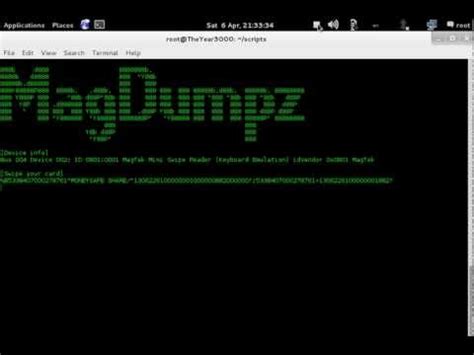 kali linux smart card reader|rfdump .